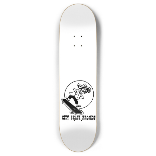 City Skate Project OG LOGO Custom Skateboard Deck 8.5"