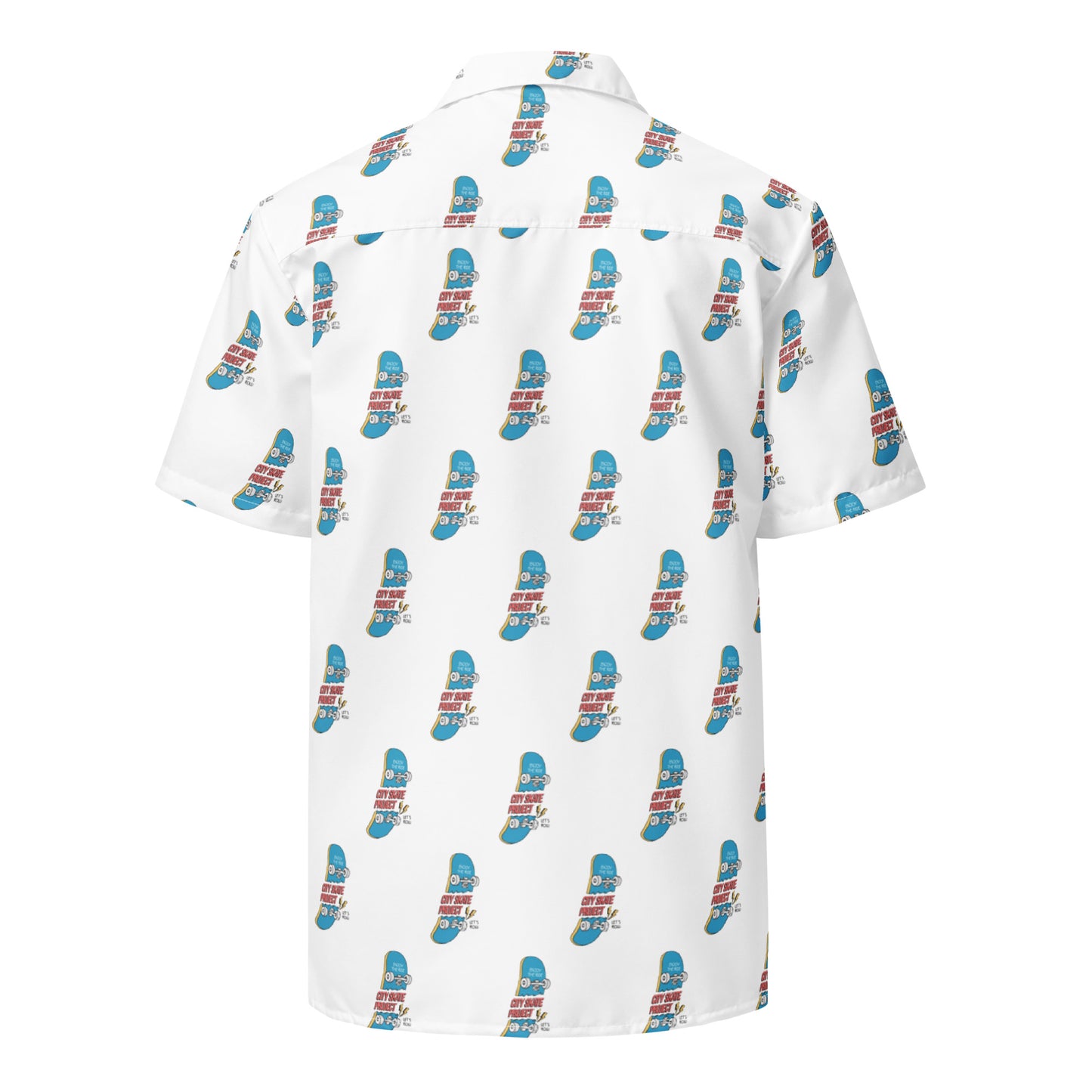Push Up City Skate Project All Over Print Unisex button up shirt
