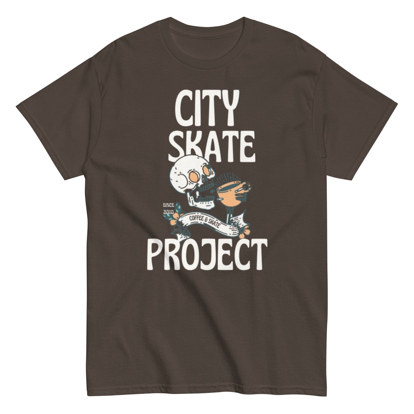 City Skate Project Coffee and Skate Session Men's classic tee