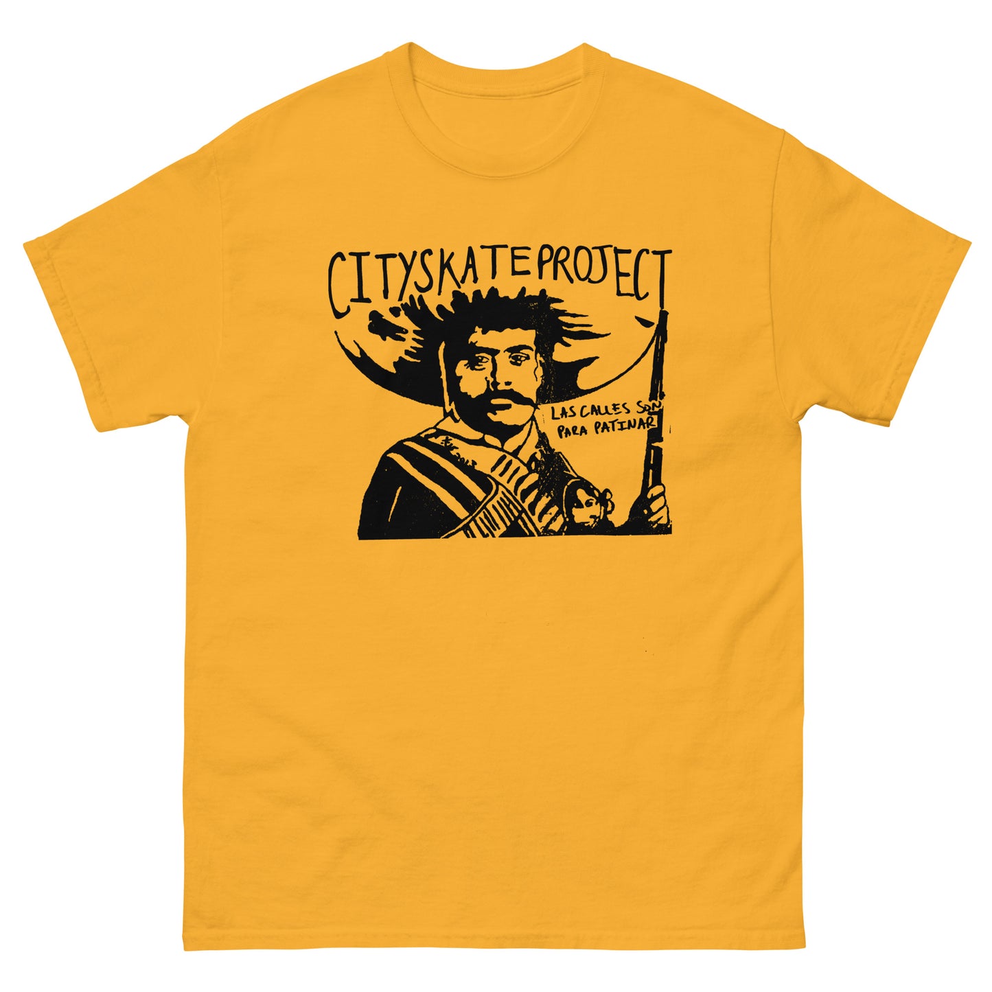 Zapatista Skateboarding T-Shirt - City Skate Project