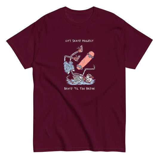 City Skate Project Skate Til Ya Break Men's classic tee