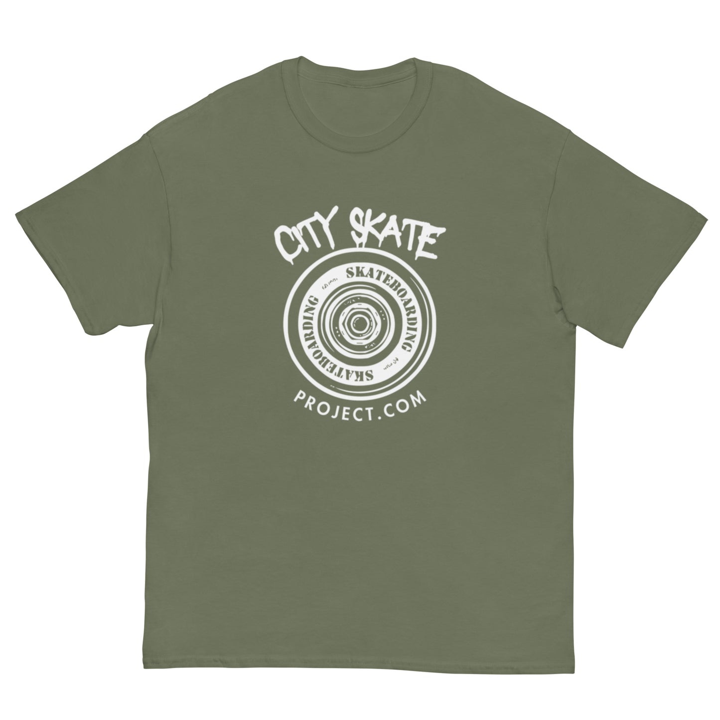 City Skate Project 45mm Wheel Men's classic tee