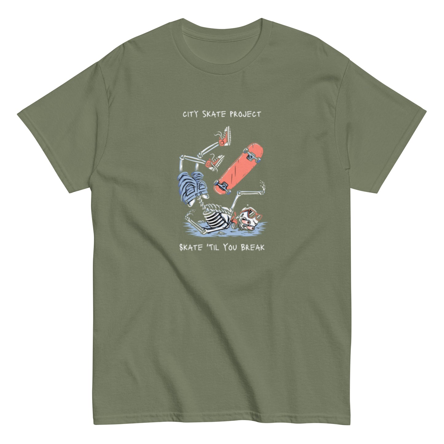 City Skate Project Skate Til Ya Break Men's classic tee