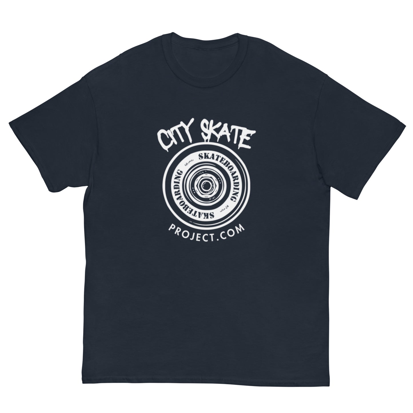 City Skate Project 45mm Wheel Men's classic tee