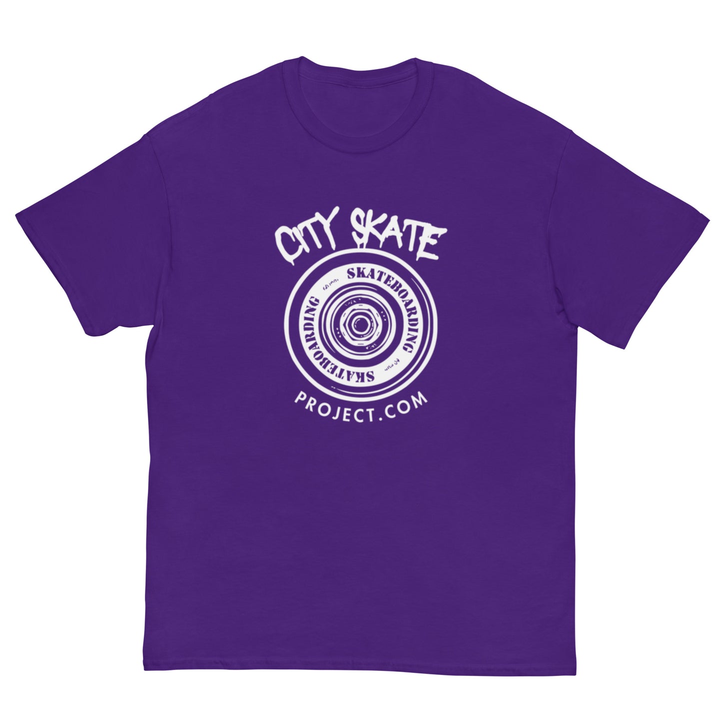 City Skate Project 45mm Wheel Men's classic tee