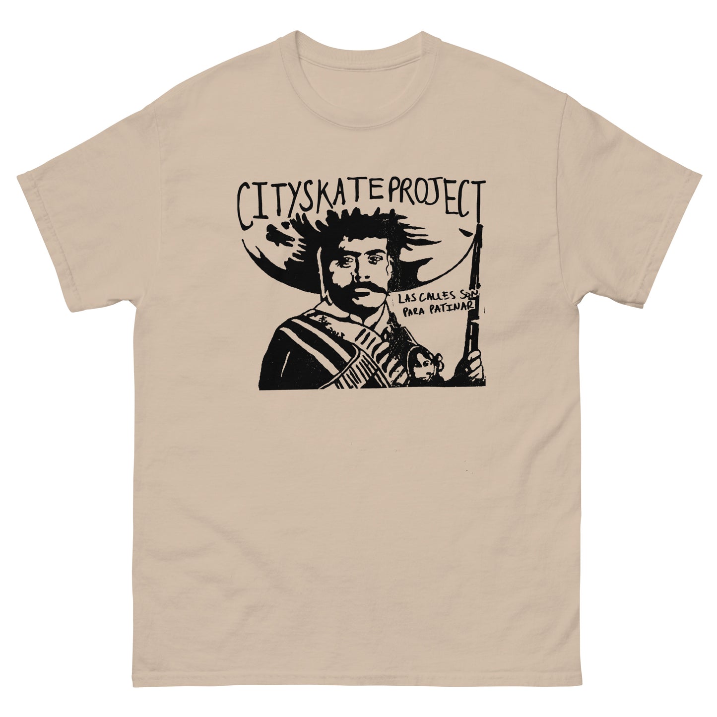 Zapatista Skateboarding T-Shirt - City Skate Project