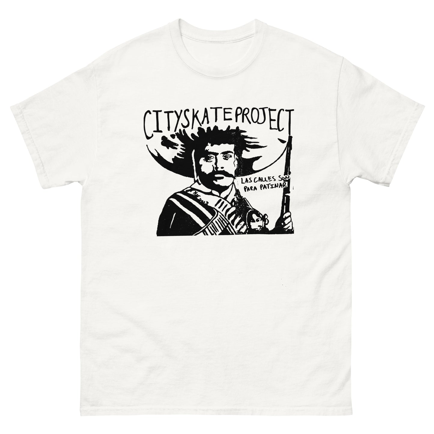 Zapatista Skateboarding T-Shirt - City Skate Project