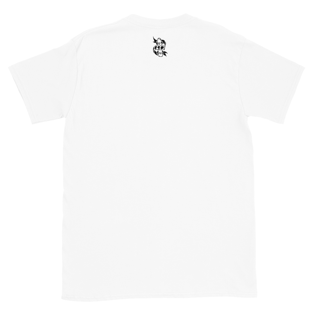 City Skate Project Trees Giving T-Shirt Skateboarding (Black and White Print)