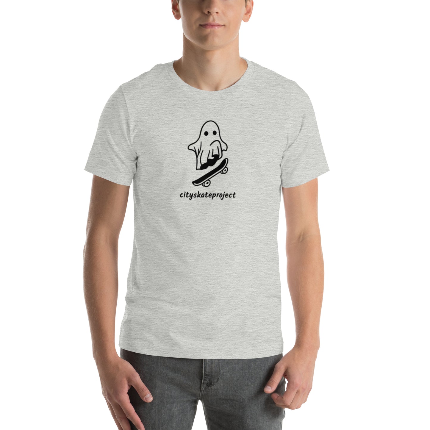 City Skate Project Basic Ghost Flip 2 Unisex t-shirt