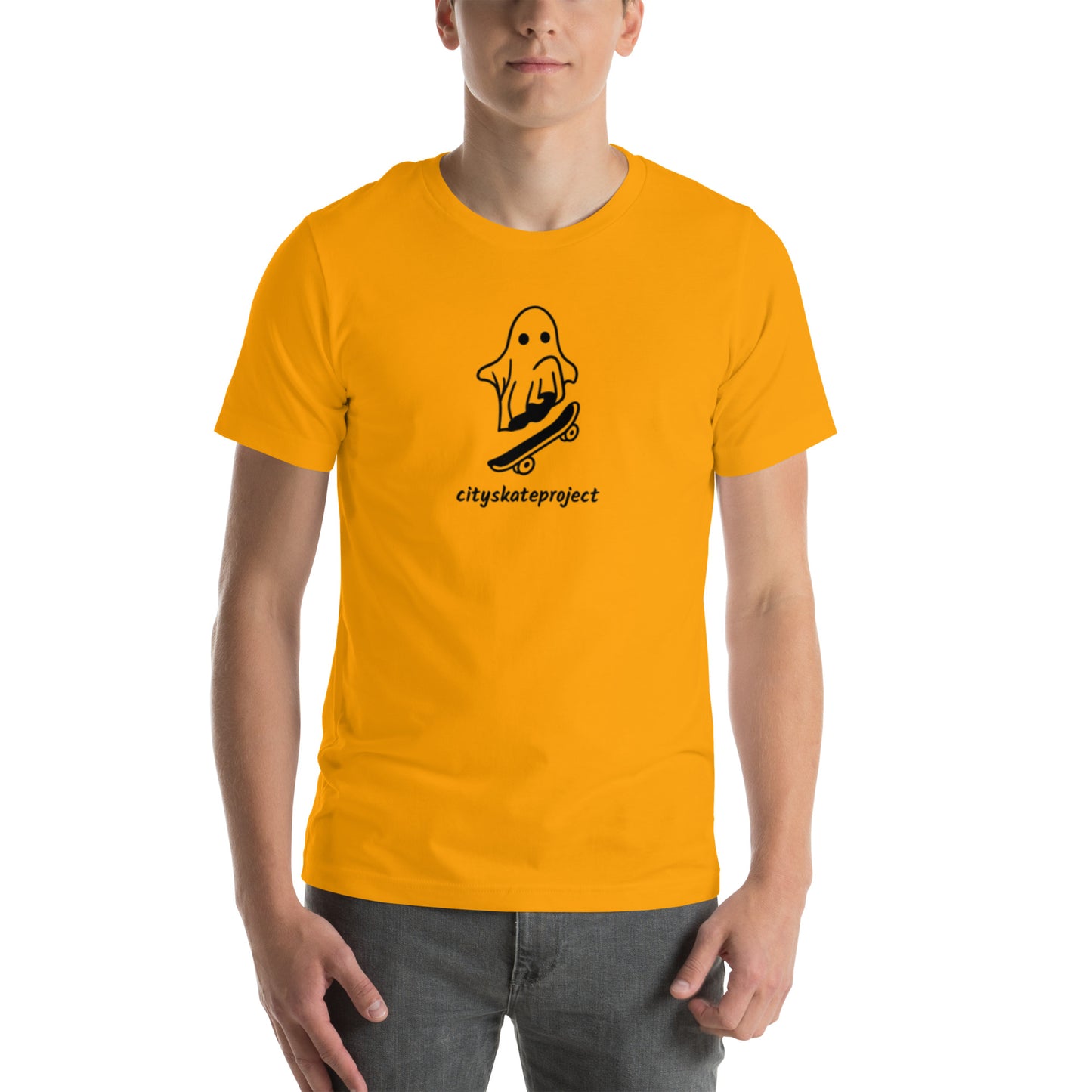 City Skate Project Basic Ghost Flip 2 Unisex t-shirt