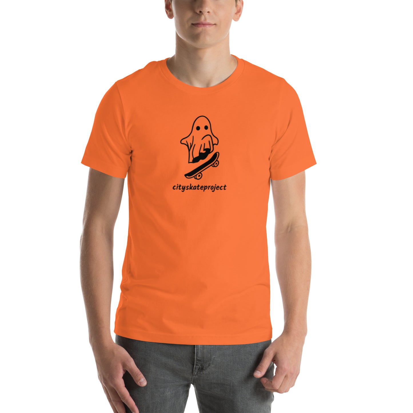 City Skate Project Basic Ghost Flip 2 Unisex t-shirt