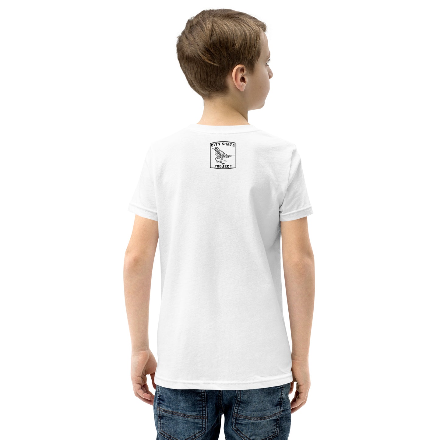 Stay Home and Skate Youth Short Sleeve T-Shirt