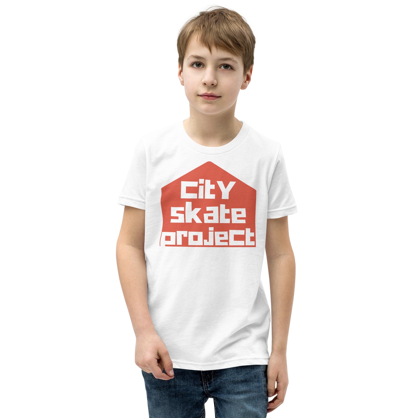 Stay Home and Skate Youth Short Sleeve T-Shirt
