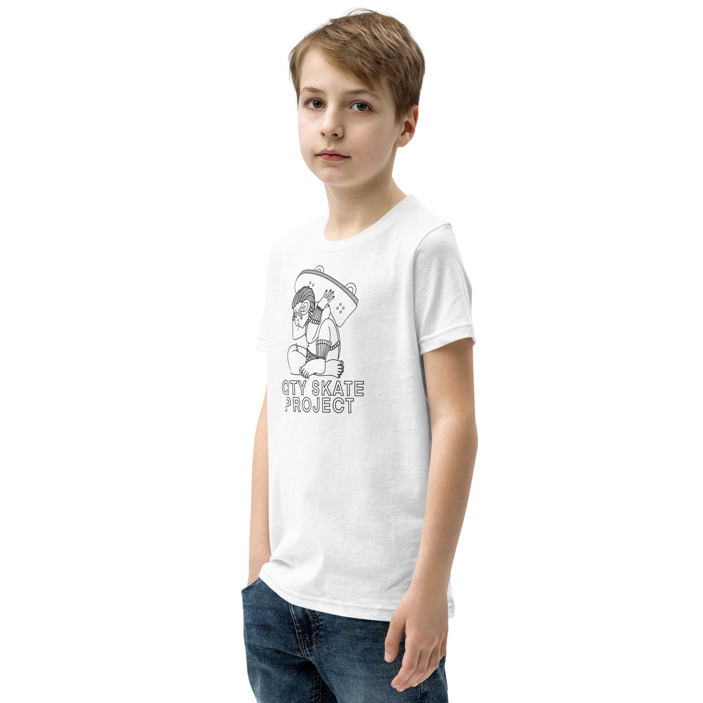 CSP Mayan Skateboard Youth Short Sleeve T-Shirt