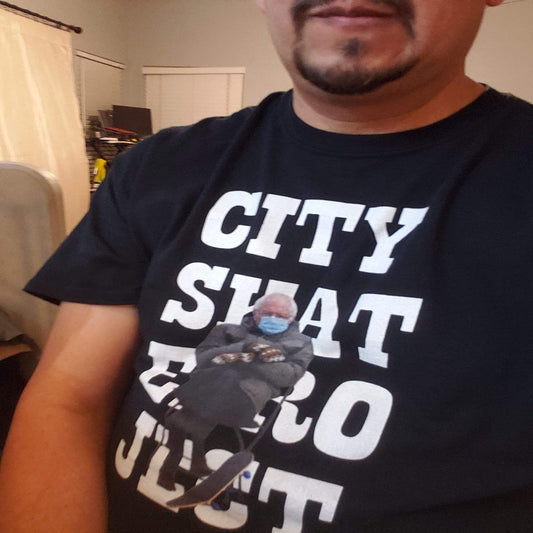 Bernie Don't Care CSP Men's heavyweight tee