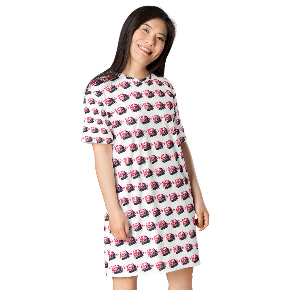 City Skate Project Anime T-shirt dress
