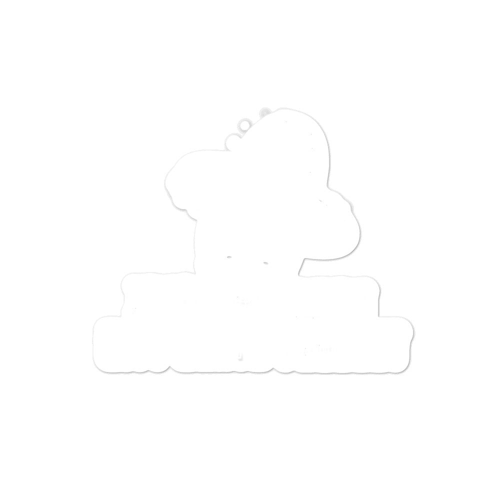 CSP 10 Years white vinyl stickers