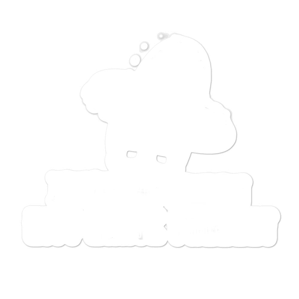 CSP 10 Years white vinyl stickers