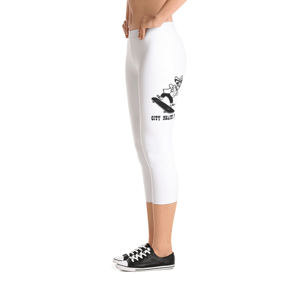 CSP LOGO Skateboarding Capri Leggings