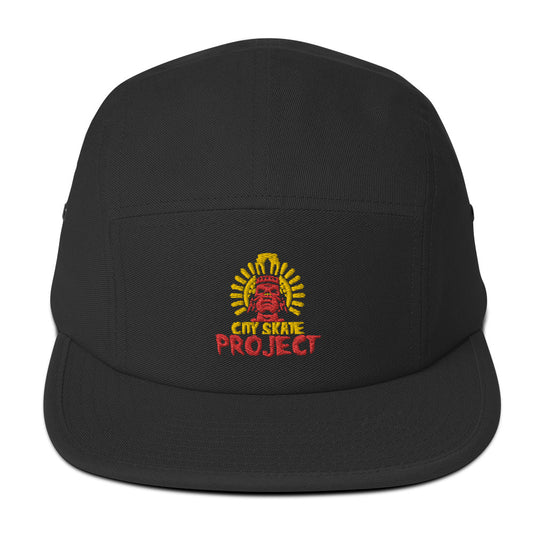 Old School Aztec Logo 2010 Five Panel Cap