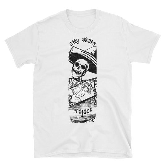 OG City Skate Project Logo on a Short-Sleeve Unisex T-Shirt