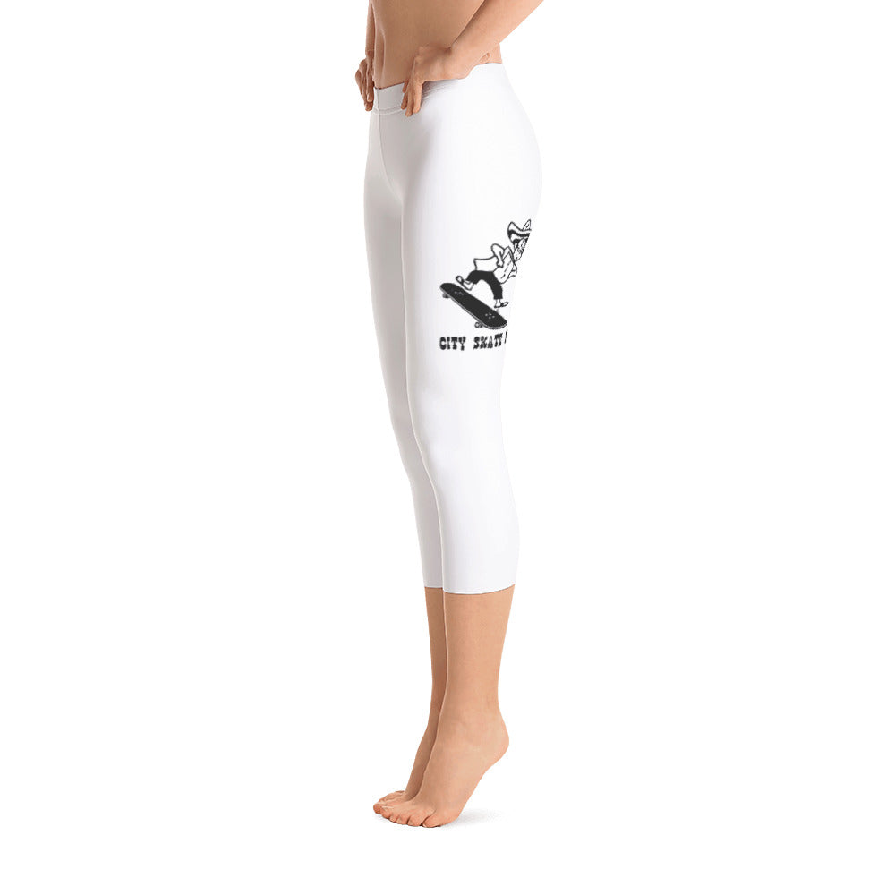 CSP LOGO Skateboarding Capri Leggings