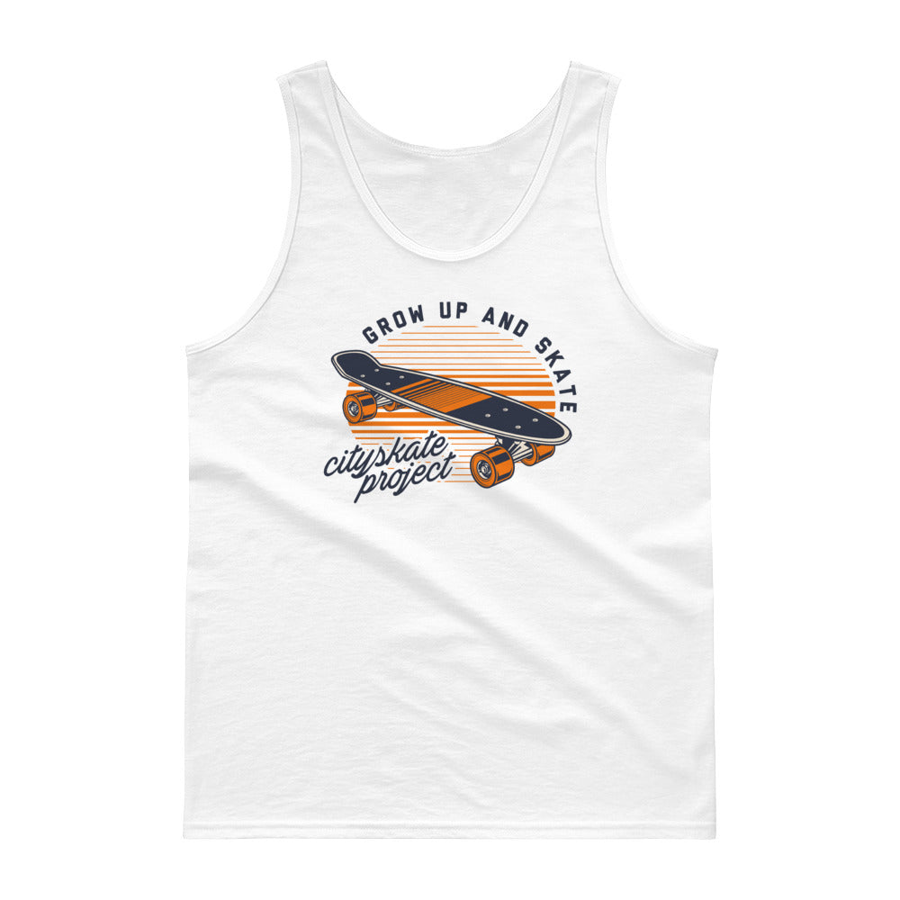 City Skate Project 70's style skateboarding Tank top
