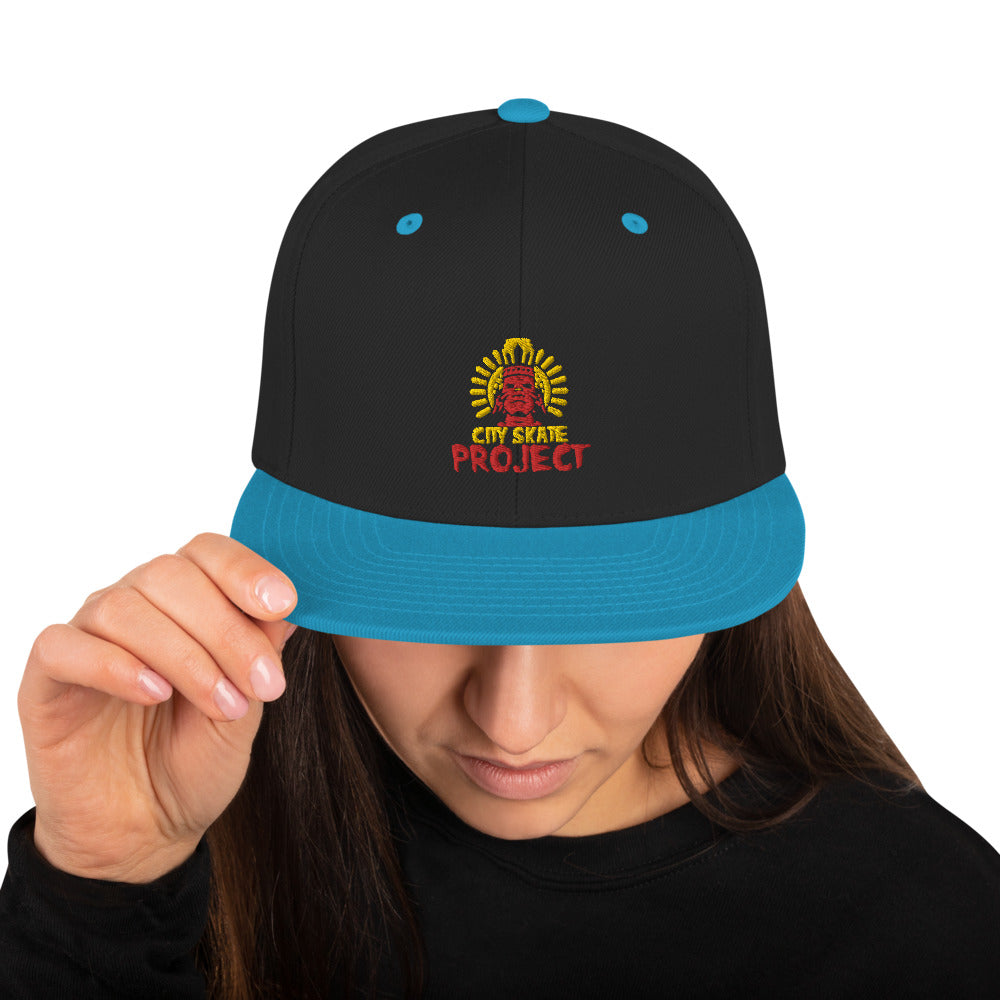 Old School Aztec Logo 2010 Snapback Hat