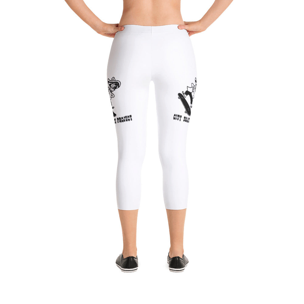 CSP LOGO Skateboarding Capri Leggings