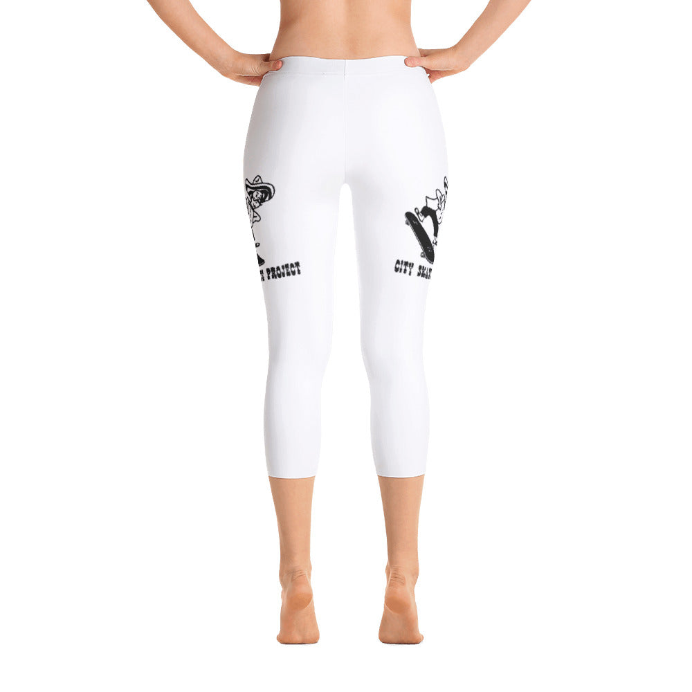 CSP LOGO Skateboarding Capri Leggings