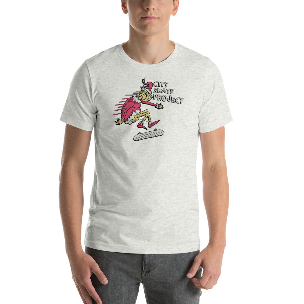 GrinchFlip City Skate Project Short-Sleeve Unisex T-Shirt