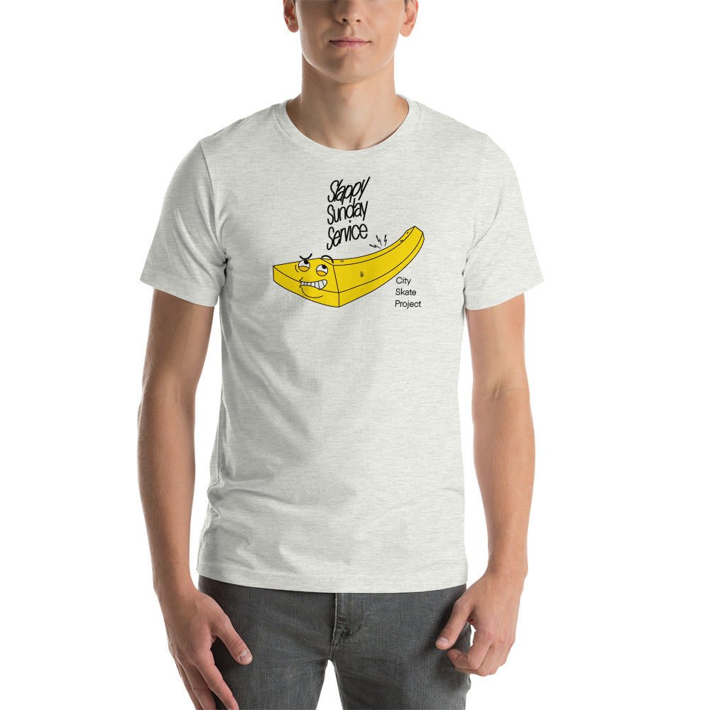 Slappy Sundays Session Yellow Curb Short-Sleeve Unisex T-Shirt