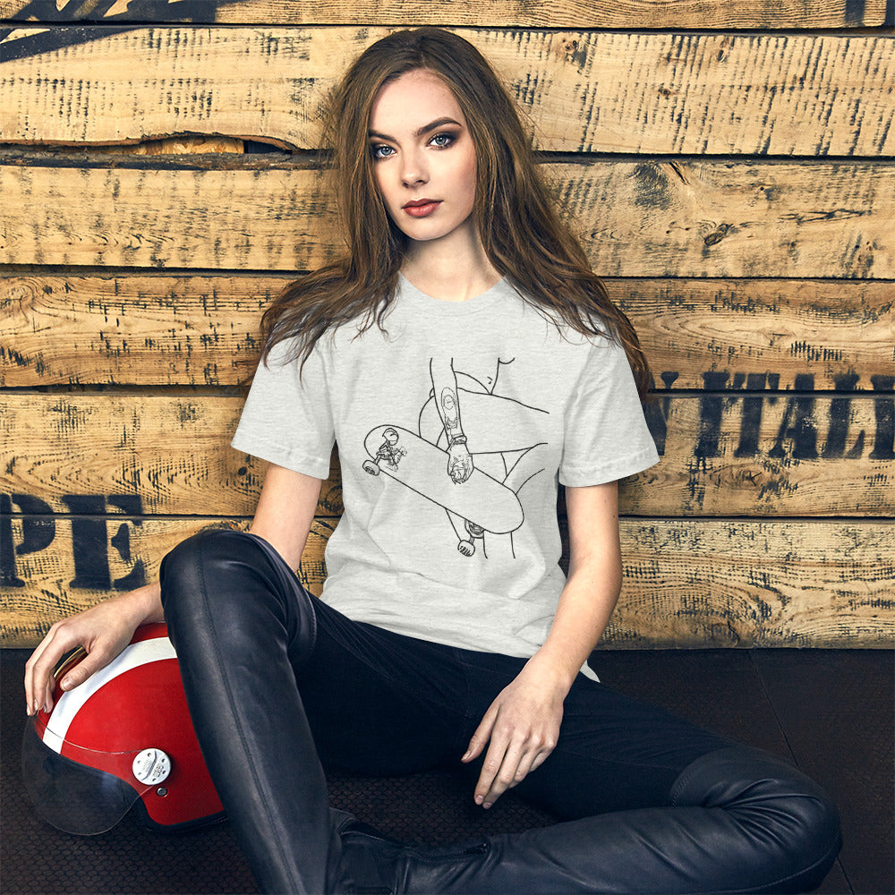 City Skate Project "halftime" Line Art Unisex t-shirt