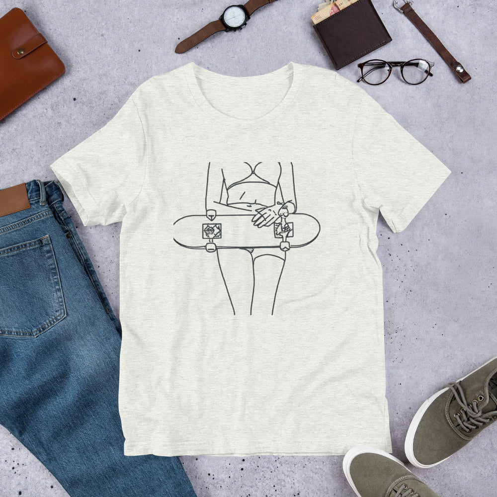 City Skate Project "hold on" Unisex t-shirt