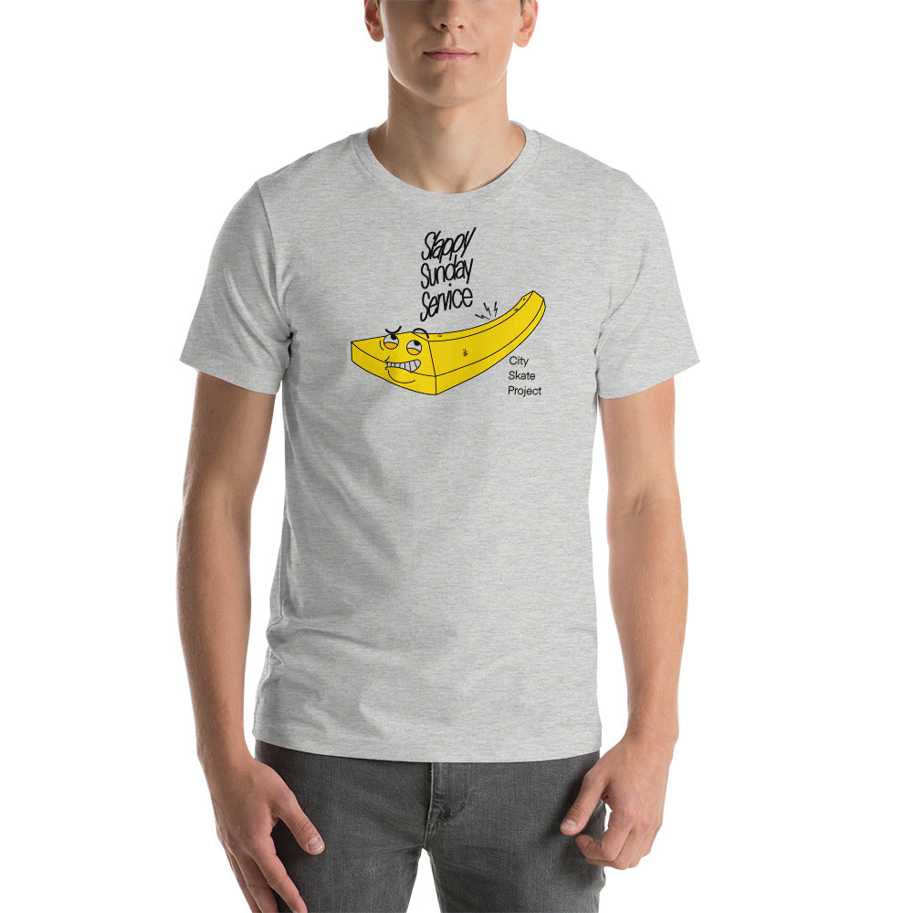 Slappy Sundays Session Yellow Curb Short-Sleeve Unisex T-Shirt