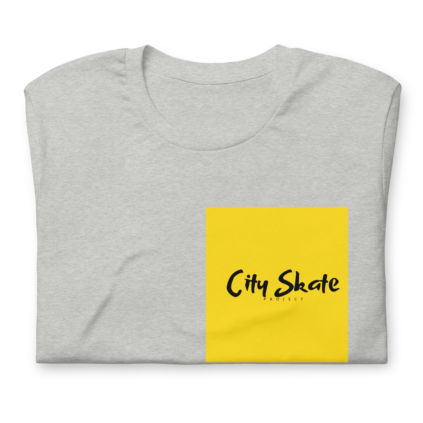 City Skate Project Yellow Brick Block Logo Unisex t-shirt