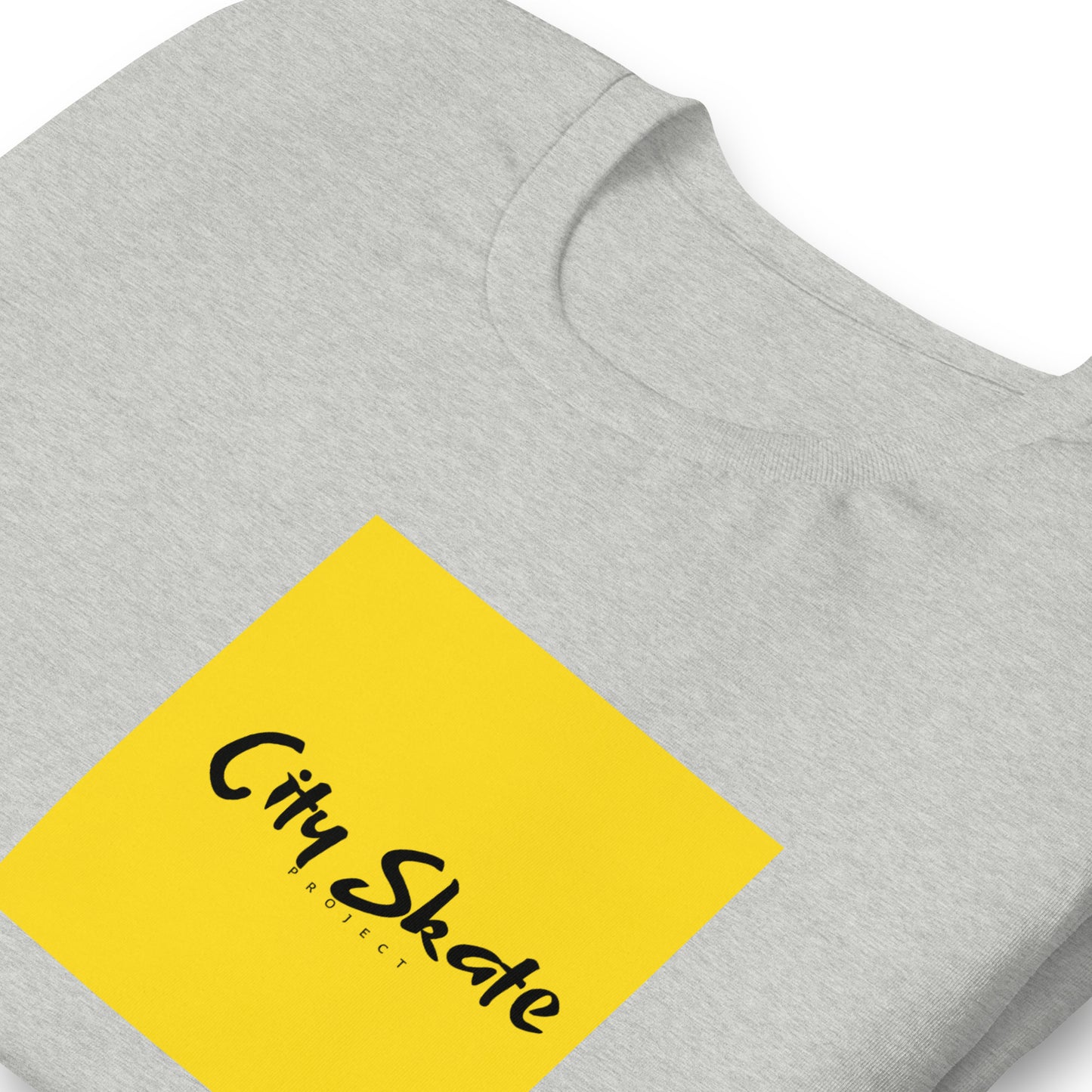 City Skate Project Yellow Brick Block Logo Unisex t-shirt
