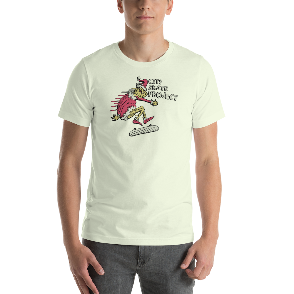 GrinchFlip City Skate Project Short-Sleeve Unisex T-Shirt