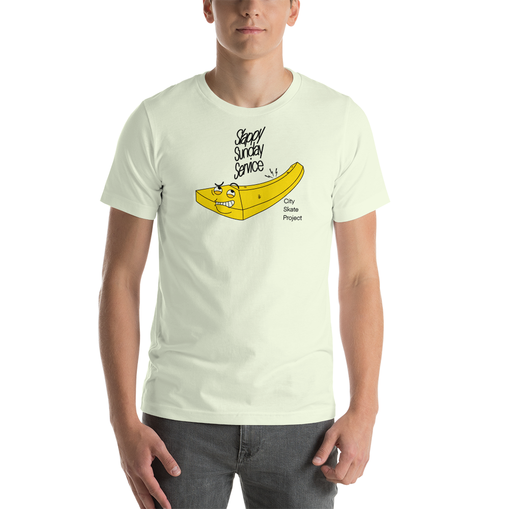 Slappy Sundays Session Yellow Curb Short-Sleeve Unisex T-Shirt