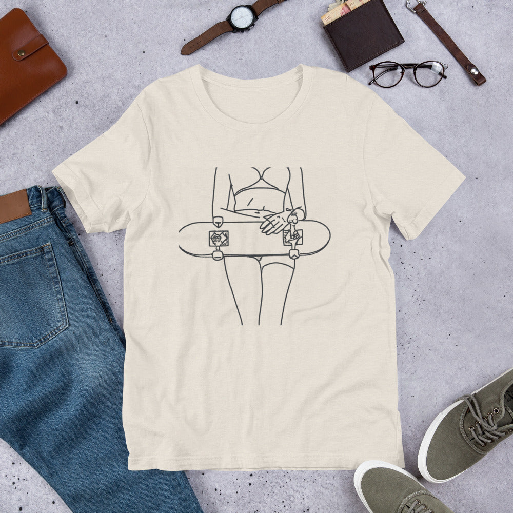 City Skate Project "hold on" Unisex t-shirt