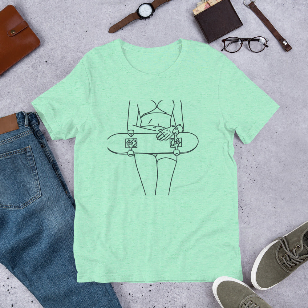 City Skate Project "hold on" Unisex t-shirt