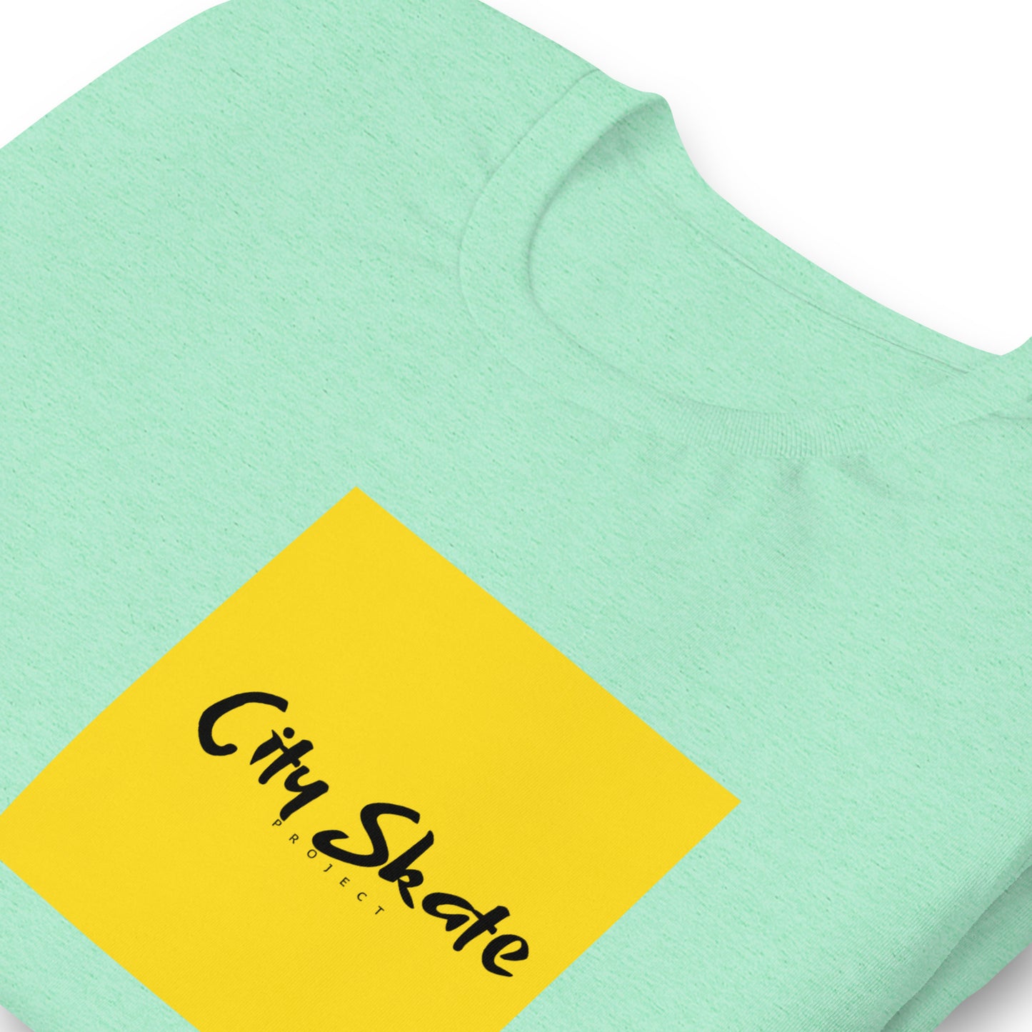 City Skate Project Yellow Brick Block Logo Unisex t-shirt