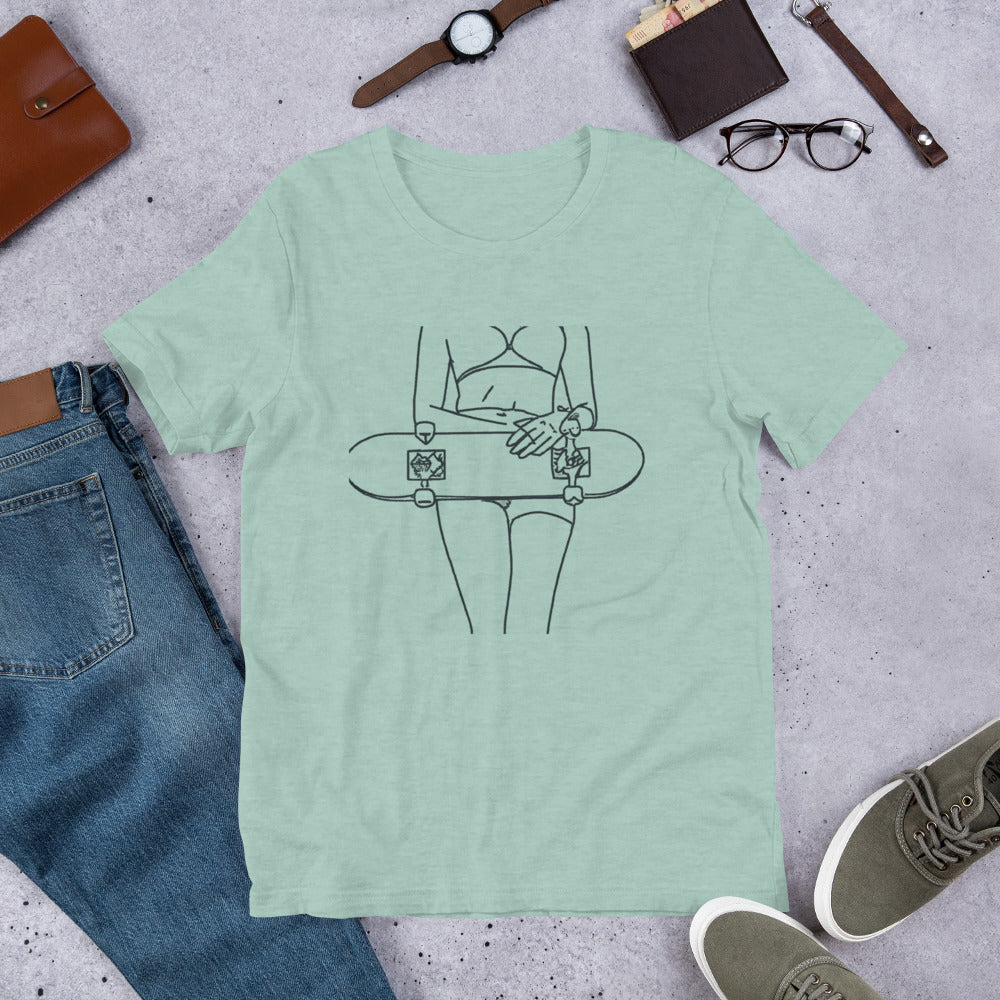 City Skate Project "hold on" Unisex t-shirt