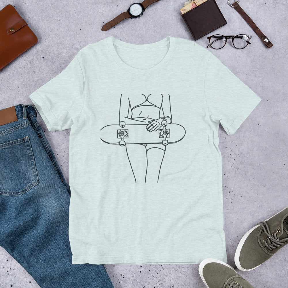 City Skate Project "hold on" Unisex t-shirt