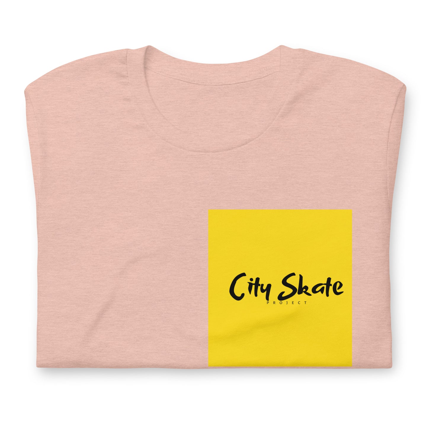 City Skate Project Yellow Brick Block Logo Unisex t-shirt