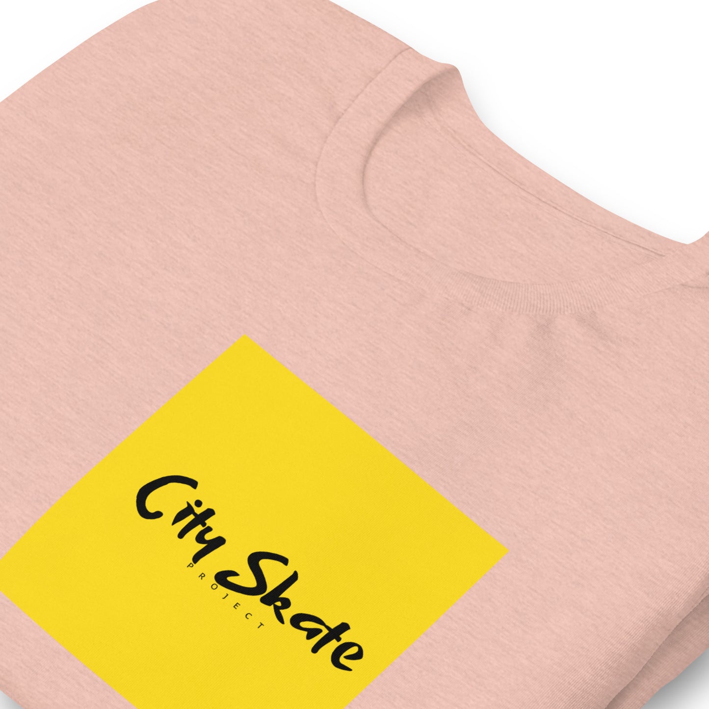 City Skate Project Yellow Brick Block Logo Unisex t-shirt