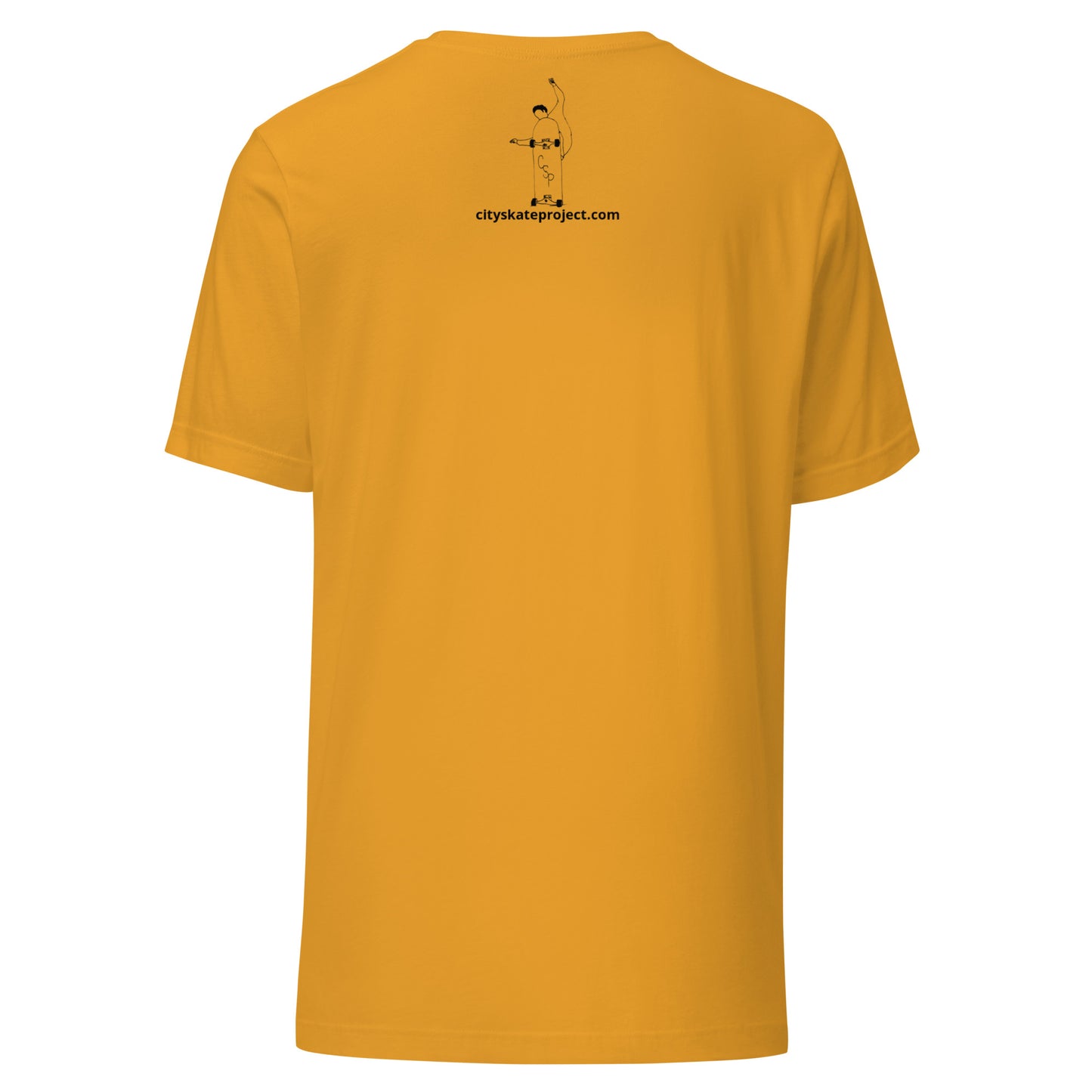 City Skate Project "love this board series" Unisex t-shirt Cubism 2