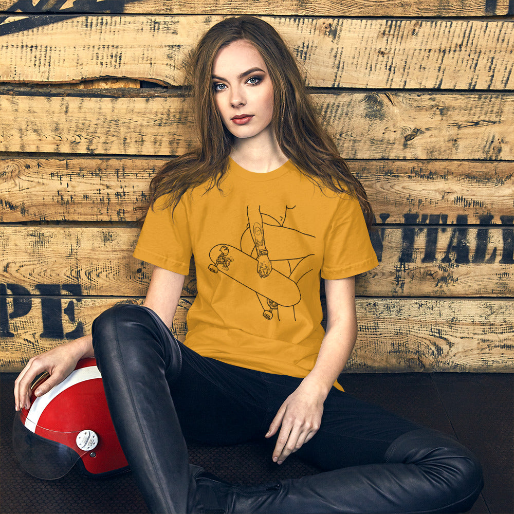 City Skate Project "halftime" Line Art Unisex t-shirt