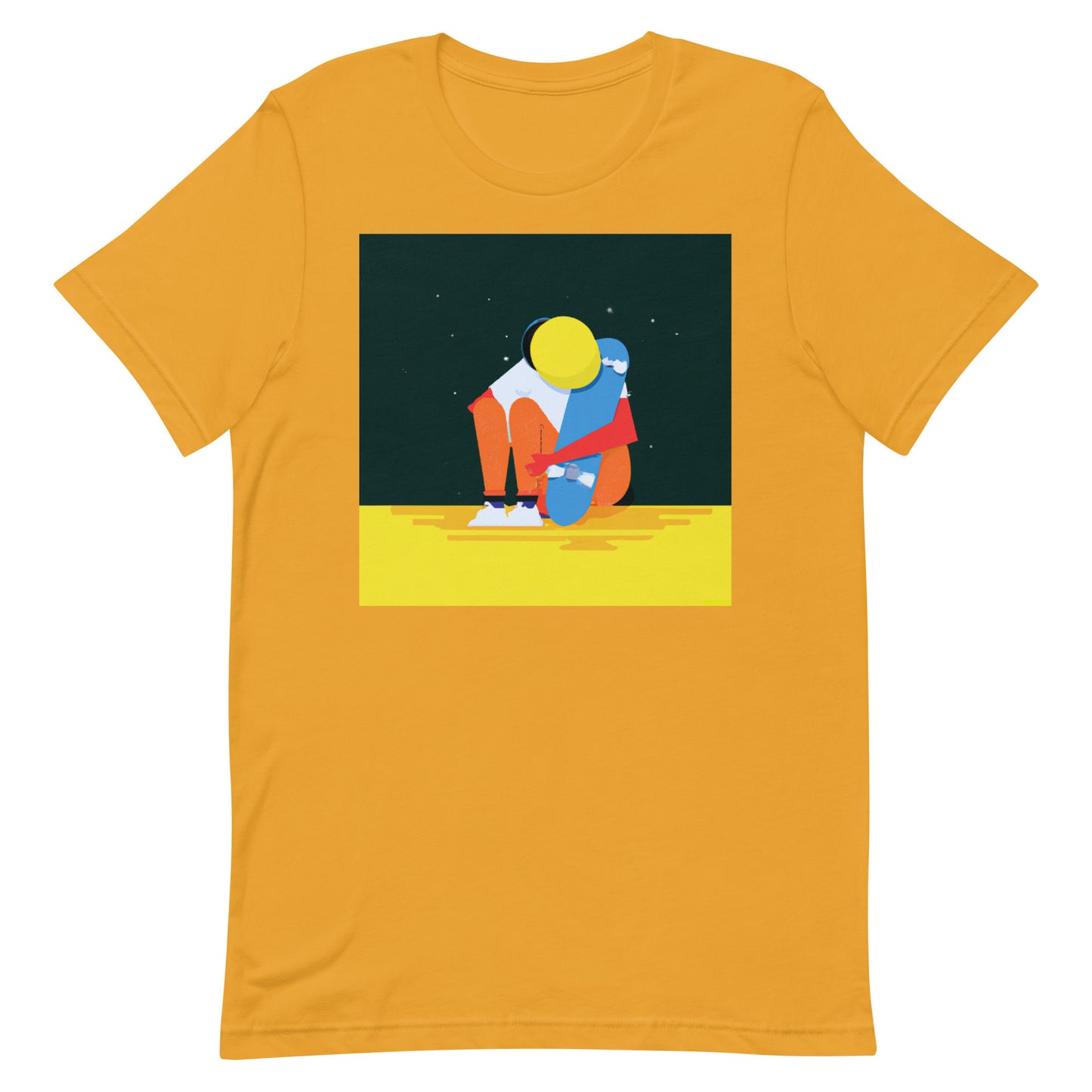 City Skate Project "love this board series" Unisex t-shirt Cubism 7