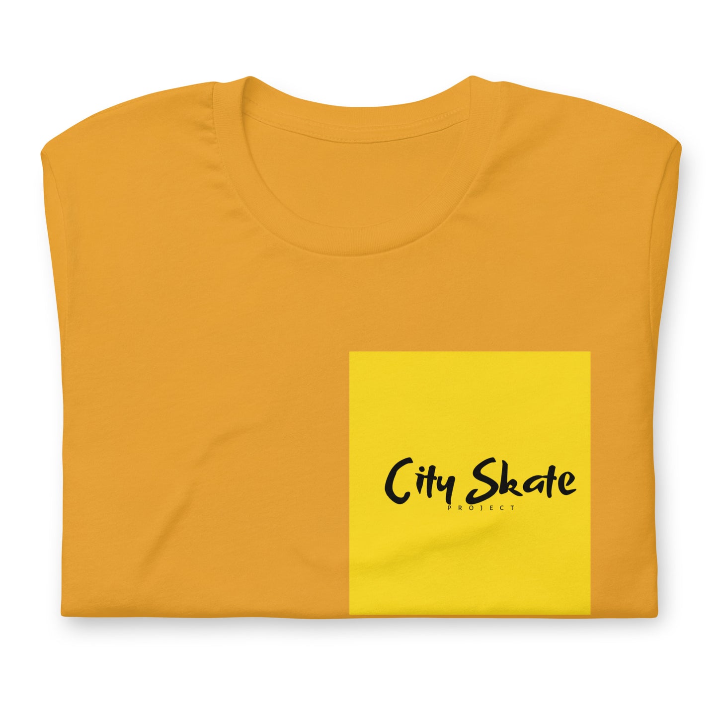 City Skate Project Yellow Brick Block Logo Unisex t-shirt